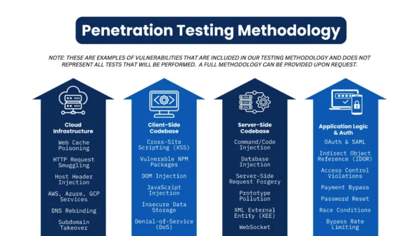 I will conduct a web application and cloud penetration test